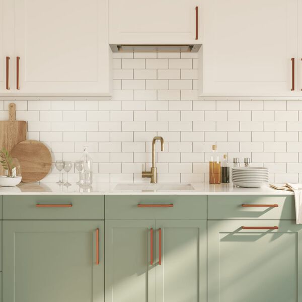 vidaXL Skaph&aring;ndtak 5 stk bronse 192 mm rustfritt st&aring;l