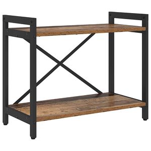 vidaXL Bokhylle 60 x 30 x 50 cm Konstruert tre Gammelt tre