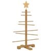 vidaXL Trekjuletr&aelig;r Brun 75 cm Bambus