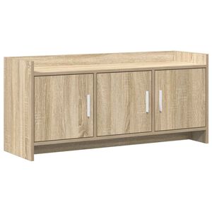 vidaXL TV-skap 102 x 33 x 47 cm Sonoma eik Konstruert tre