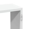 vidaXL Vegghylle hvit 159x18x66 cm konstruert tre