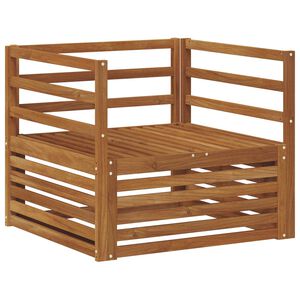 vidaXL 2 Stk Sofa med armlener Naturlig