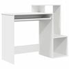 vidaXL Skrivebord Hvit Konstruert tre 106 x 41 x 88.5 cm