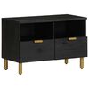vidaXL TV-benk svart 70x33x46 cm konstruert tre