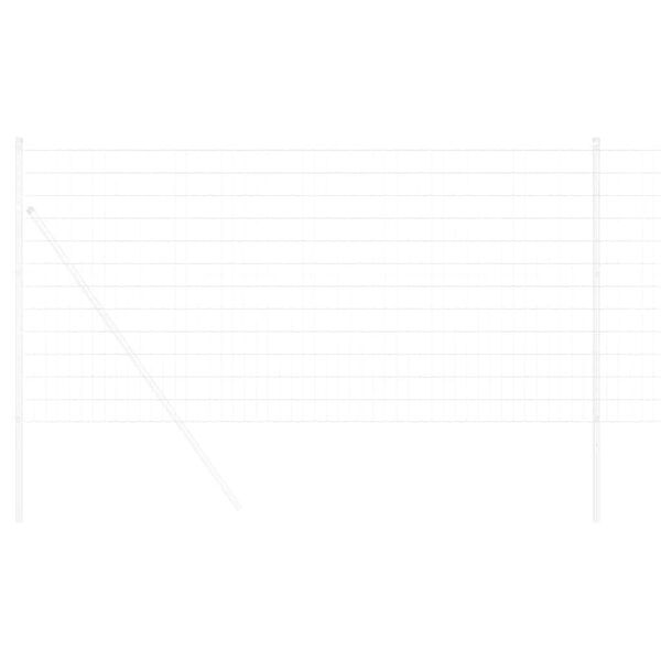 vidaXL Euro gjerde 1 x 25 m PVC-belagt jern