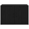 vidaXL Garasje veggskap svart konstruert tre