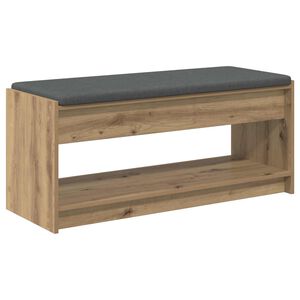 vidaXL Gangbenk Artisan Eik 103 x 38 x 45 cm
