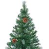 vidaXL Kunstig juletre med 300 LED med stativ gr&oslash;nn 180 cm PVC og st&aring;l