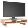 vidaXL Monitorstativ 60x27x14 cm heltre furu