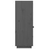 vidaXL Highboard grå 67x40x108,5 cm heltre furu