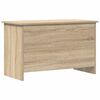 vidaXL Oppbevaringskiste Sonoma eik 80 x 40 x 50 cm Konstruert tre
