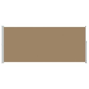 vidaXL Utklappbart side markise 200 x 500 cm 100% polyester jern st&aring;l