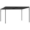 vidaXL Paviljong med tak antrasitt 4x3x2,5 m aluminium og st&aring;l