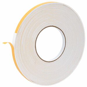 vidaXL Selvklebende skum tape Hvit 10mm x 10m CR skum