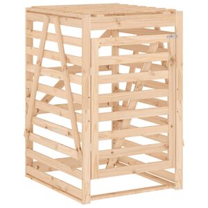 vidaXL S&oslash;ppeldunkskur 84x90x128,5 cm heltre furu