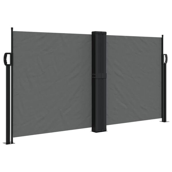 vidaXL Uttrekkbar sidemarkise 120x600 cm antrasitt