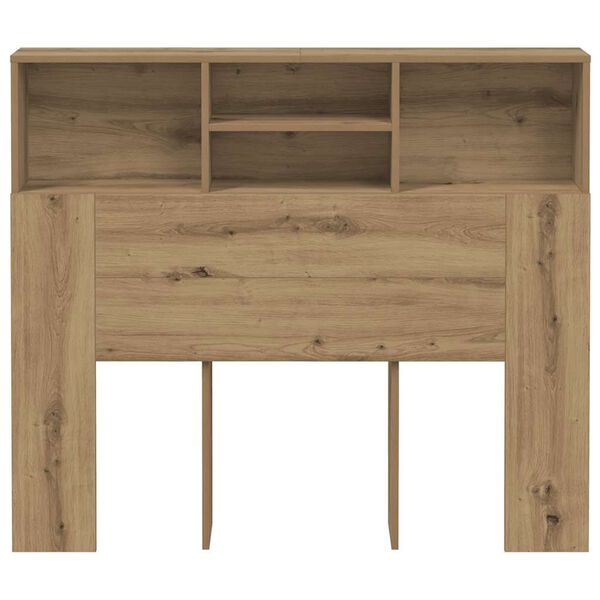 vidaXL Hodegavl med hyller artisan tre 120x19x103,5 cm konstruert tre