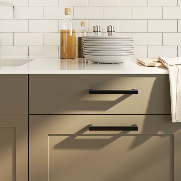 vidaXL Skaph&aring;ndtak 20 stk svart 128 mm rustfritt st&aring;l