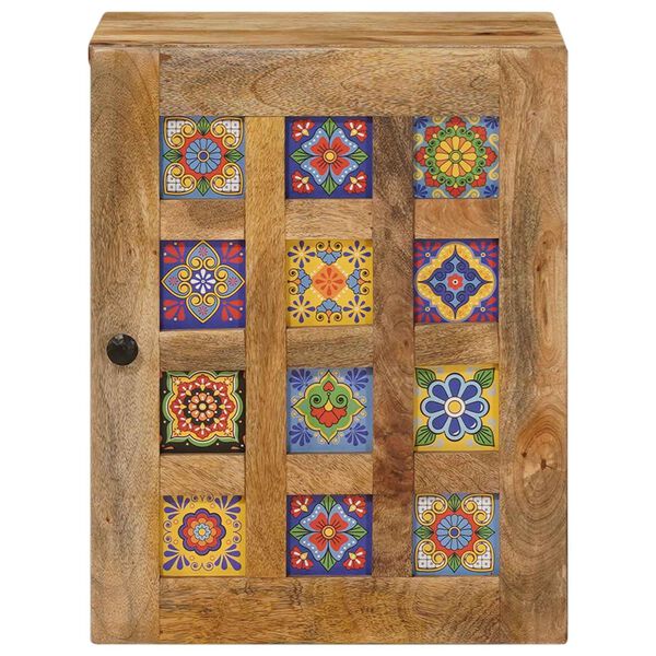 vidaXL Baderom Hengende Skap med lagring Naturlig 38 x 33,5 x 48 cm