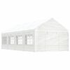 vidaXL Paviljong med tak hvit 8,92x4,08x3,22 m polyetylen