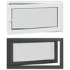 vidaXL Tilt & Turn Kjeller Vindu RISOR 110 x 50 cm PVC og glass