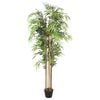 vidaXL Kunstig bambustre 1605 blader 180 cm gr&oslash;nn