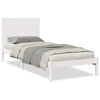 vidaXL Ekstra lang sengeramme uten madrass hvit 90x220 cm heltre