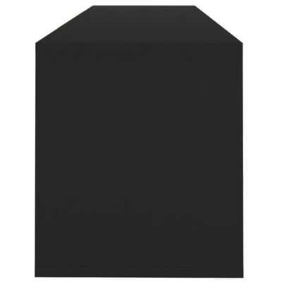 vidaXL TV-benk svart 120x30x40,5 cm sponplate