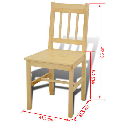 Spisebord med 4 stoler i trehvit