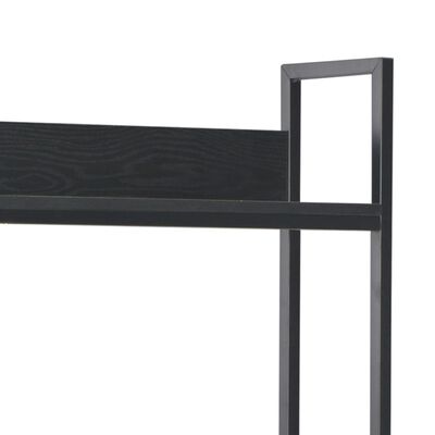 vidaXL Databord svart 120x60x138 cm