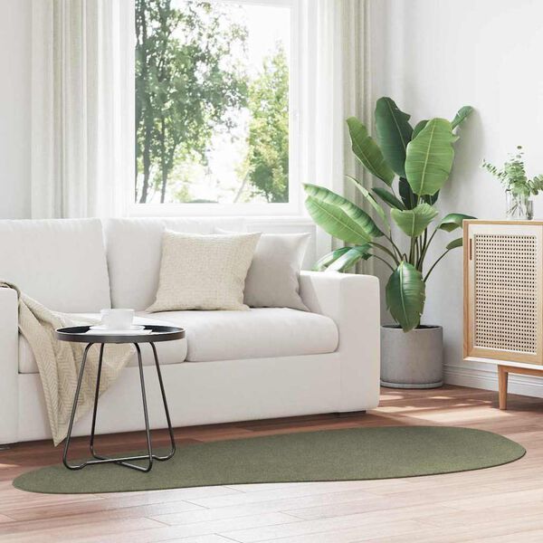 vidaXL Omr&aring;detepper HUARTE Skoggr&oslash;nn 100 x 200 cm Polyester