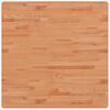 vidaXL Bordplate 80x80x4 cm firkantet heltre b&oslash;ketre
