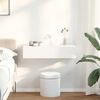 vidaXL Vegghylle med skuffer hvit 80x33x17 cm konstruert tre