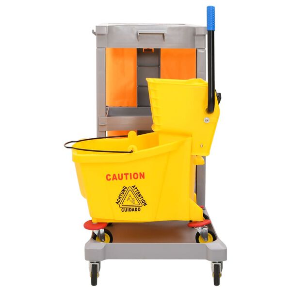 vidaXL Rengj&oslash;ringsvogn med moppb&oslash;tte polypropylen