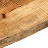 vidaXL Bordplate 180x20x2,5 cm naturlig kant grovt heltre mangotre