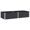 vidaXL H&oslash;ybed Svart 250 x 100 x 54 cm alu.