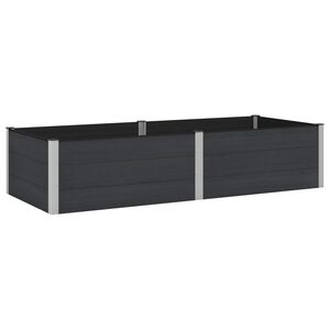 vidaXL H&oslash;ybed Svart 250 x 100 x 54 cm