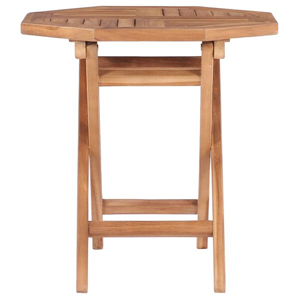 vidaXL Sammenleggbart hagebord 45x45x45 cm heltre teak