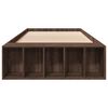 vidaXL Sengeramme brun eik 90x190 cm konstruert tre