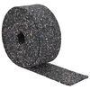 vidaXL Gummigranulat rulle Svart 500 x 12 x 0,8 cm Gummi