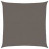 vidaXL Solseil 160 g/m&sup2; antrasitt 6x6 m HDPE