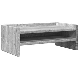 vidaXL Skjermstativ gr&aring; sonoma 42x24x16 cm konstruert tre