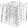 vidaXL Gabion h&oslash;ybed galvanisert st&aring;l 50x50x50 cm