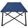 vidaXL Sammenleggbar camping seng Blå 206 x 76 x 74 cm Oxford-stoff