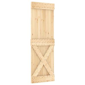 vidaXL Skyved&oslash;r NARVIK Naturlig og svart 70 x 210 cm (152,5 cm)