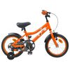 vidaXL Barnesykkel 16 Tommer for 4-6 &aring;r gammel Oransje