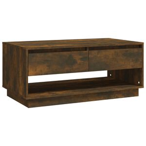 vidaXL Salongbord r&oslash;kt eik 102,5x55x44 cm konstruert tre
