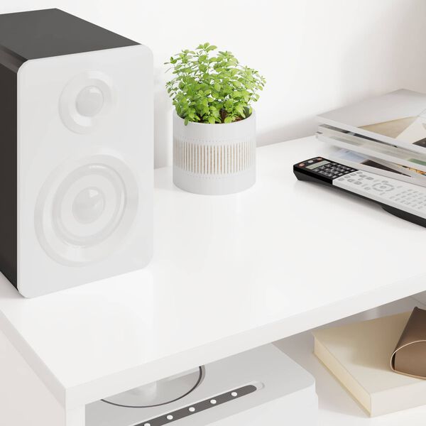 vidaXL TV-skap Hvit 60 x 35 x 40 cm Konstruert tre