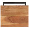 vidaXL Sidebord 2 stk 31,5x24,5x64,5 cm heltre akasie