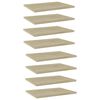 vidaXL Hylleplater 8 stk sonoma eik 40x30x1,5 cm sponplate